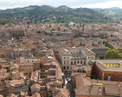 Hills to the south of Bologna Italy