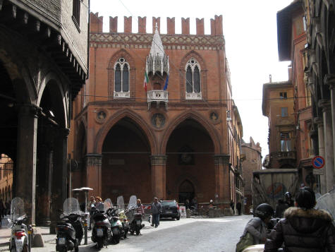 Loggia dei Mercanti in Bologne Italy