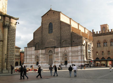 San Petronio Basilica in Bologna Italy